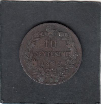 Beschrijving: 10 Centesimi UMBERTO I 